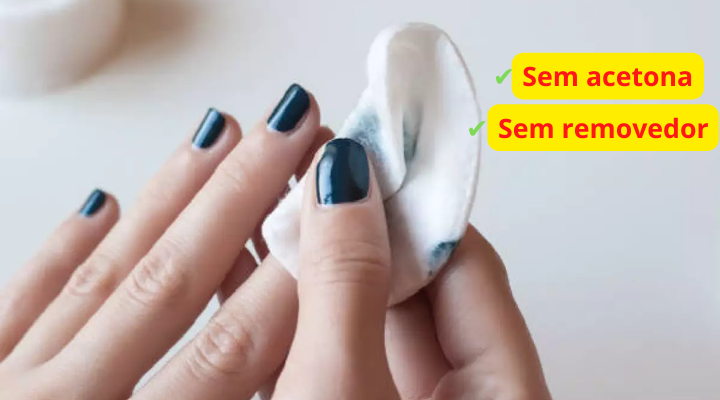 Os 3 melhores truques para remover o esmalte sem acetona