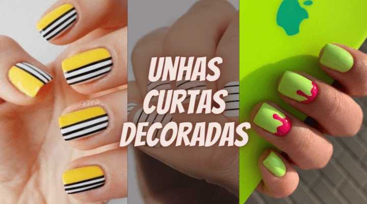 Unhas Curtas Decoradas: 38 Modelos Diferentes para Você